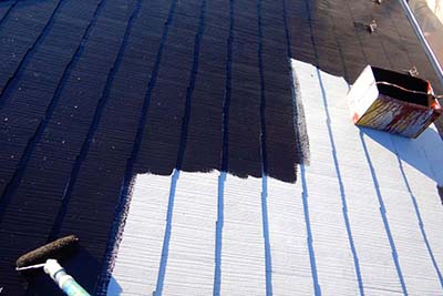 嘉麻市 屋根の塗装